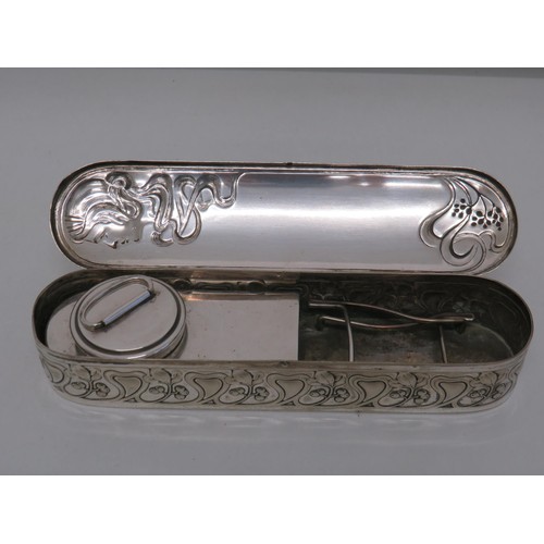 107 - Silverplate W.M.F. Art nouveau spirit warmer