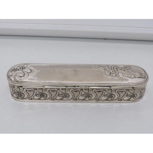 107 - Silverplate W.M.F. Art nouveau spirit warmer