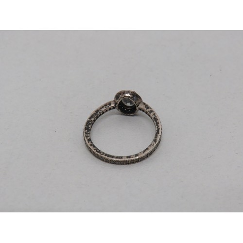 142 - Pandora 'ALE' 925 58 stamped ring