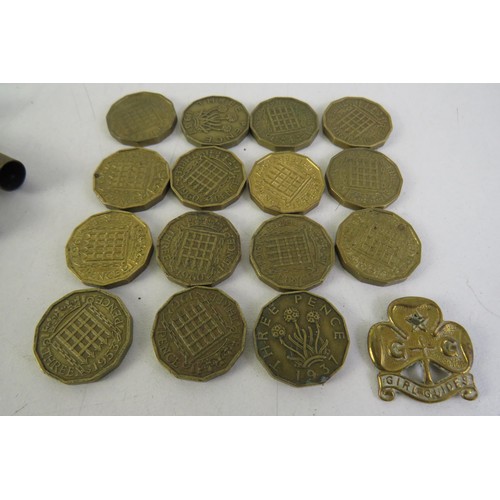 7 - Joblot of brass items