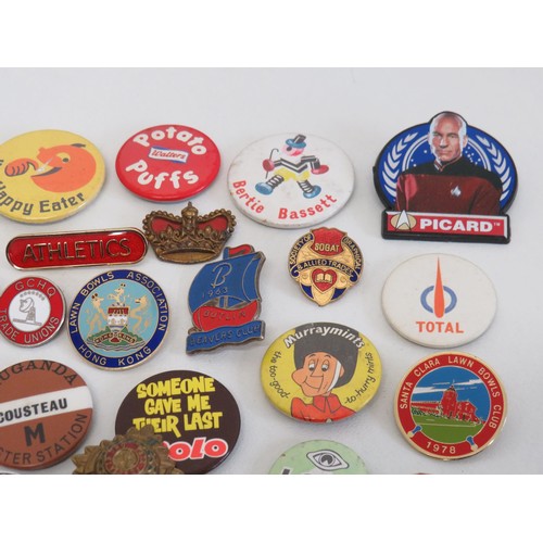 12 - 50 various badges