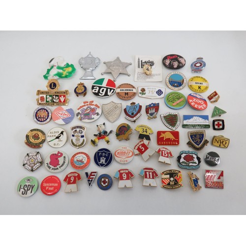 21 - Fifty various badges