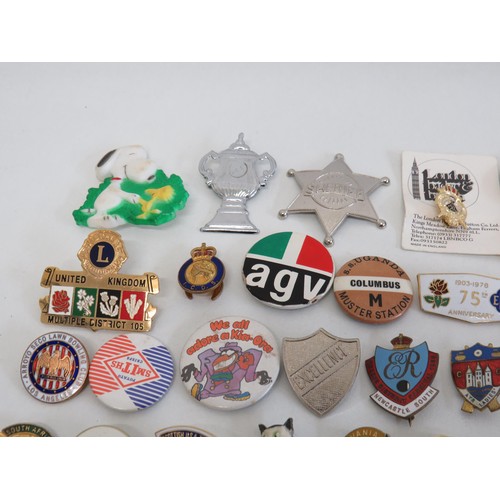 21 - Fifty various badges