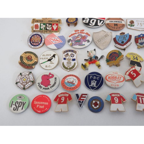 21 - Fifty various badges