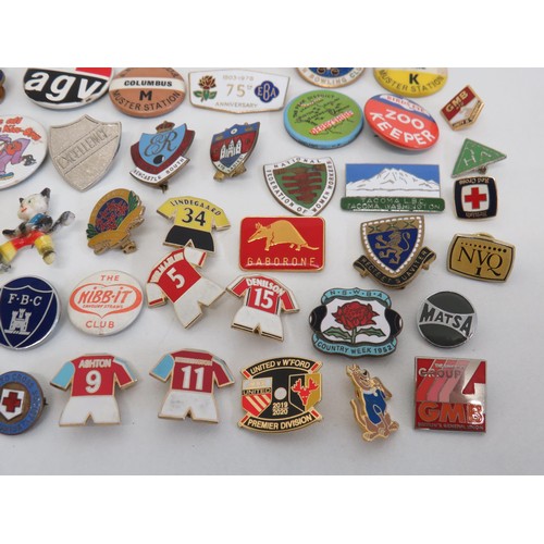 21 - Fifty various badges