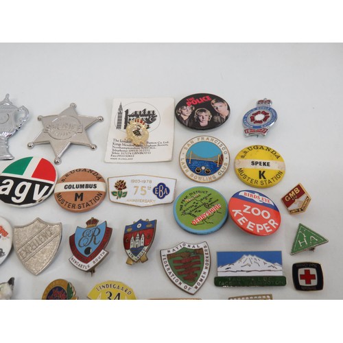 21 - Fifty various badges