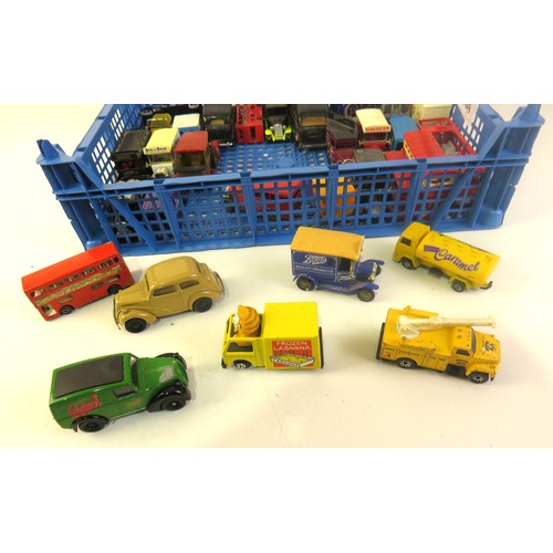 268 - Vintage playworn diecast includes Dinky & Corgi.