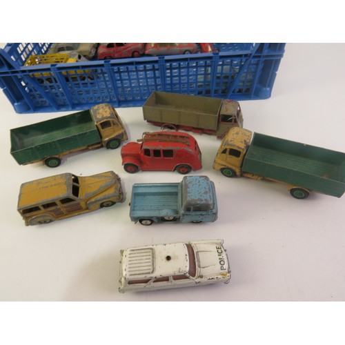 272 - Vintage playworn diecast includes Dinky and Corgi.