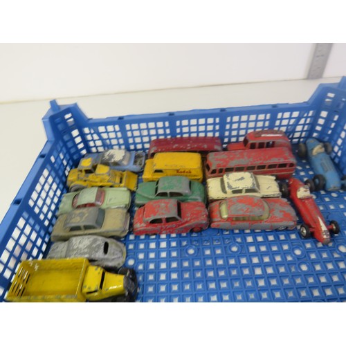 272 - Vintage playworn diecast includes Dinky and Corgi.