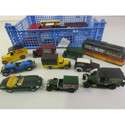 274 - Vintage playworn diecast includes Dinky & Corgi.