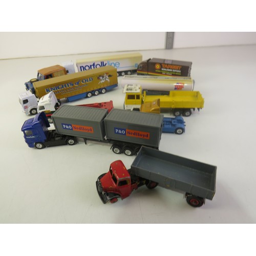 275 - Vintage playworn diecast includes trucks, Britains Land Rover, Dinky Bedford Lorry etc.