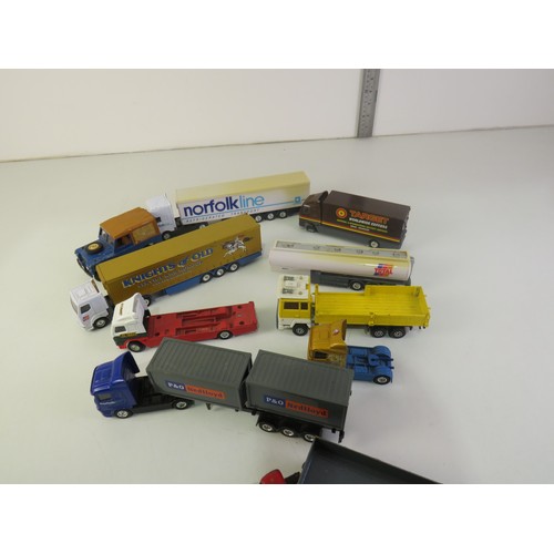 275 - Vintage playworn diecast includes trucks, Britains Land Rover, Dinky Bedford Lorry etc.