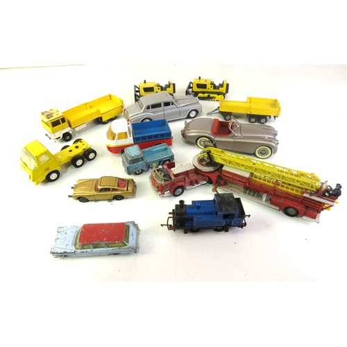 279 - Vintage playworn diecast includes Corgi and Tonka.