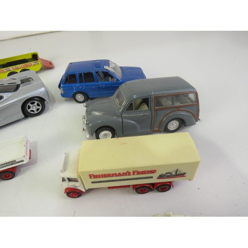 282 - Vintage playworn diecast includes Matchbox car transporter etc.