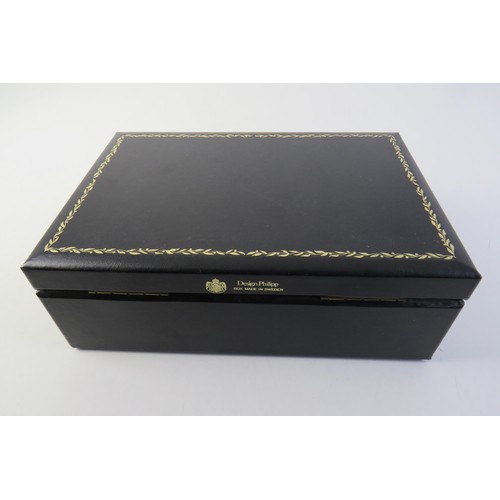 104 - Vintage design philipp jewellery box full of jewellery