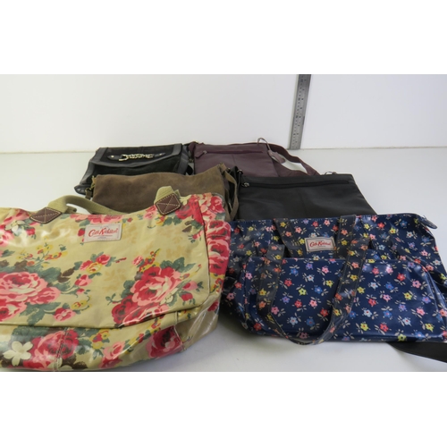 110 - Mixed fashion handbags to include radley and cath kidston