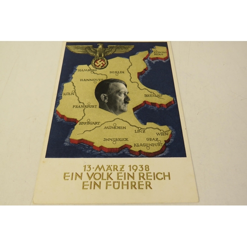 123 - Two postcards depicting Hitler WWII