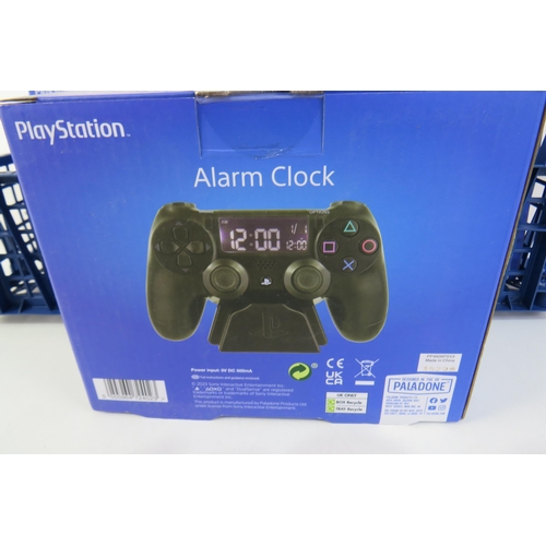 326 - Six playstation pad alarm clocks