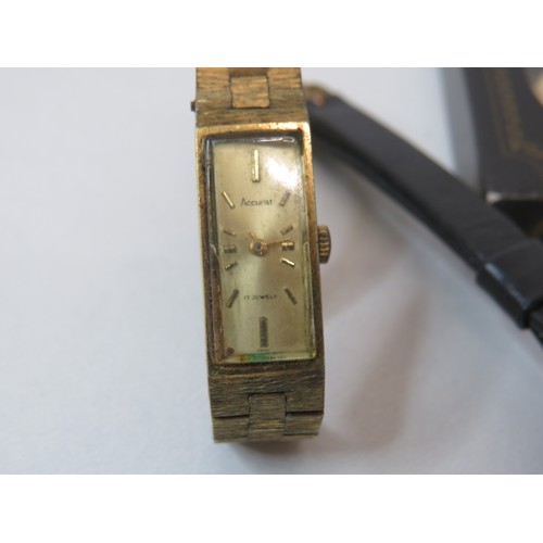 23 - Five vintage watches includes Sicura Medical military,