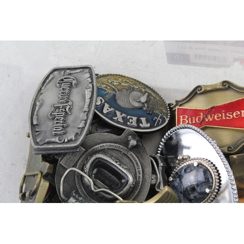 469 - Vintage Belt Buckles Collection Inc Harley Davidson, Looney Tunes, Etc Joblot