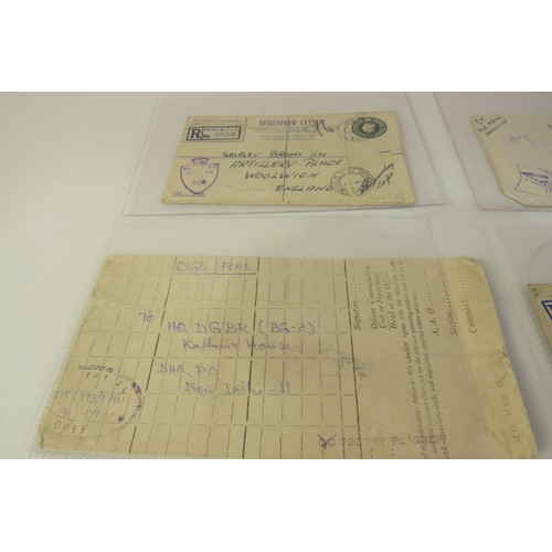 174 - WWII mail prisoners of war ID cards and letters