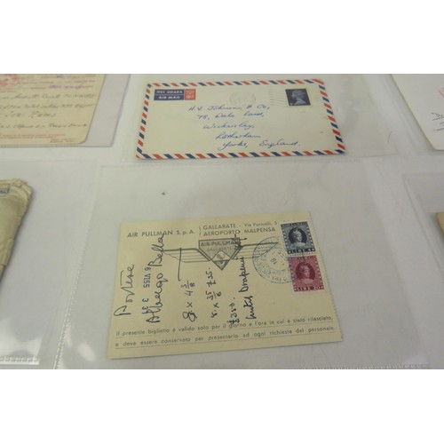 174 - WWII mail prisoners of war ID cards and letters