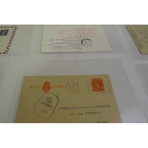 174 - WWII mail prisoners of war ID cards and letters