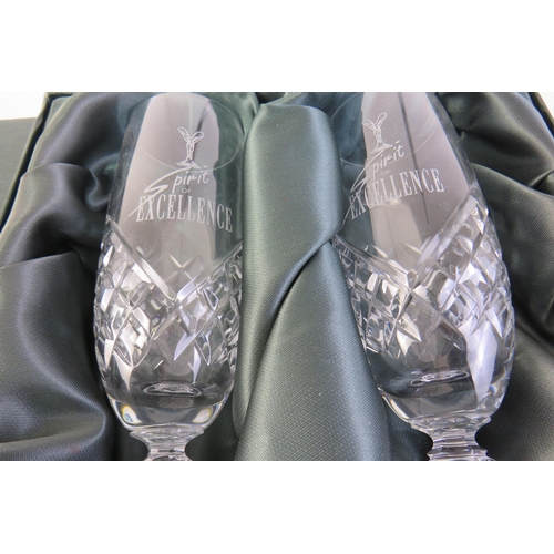 233 - Two boxed rolls royce spirit of excellence glasses