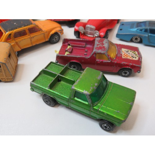 46 - Collection of vintage diecast and tinplate toys includes Dinky, boxed Hornby, Matchbox and Corgi.