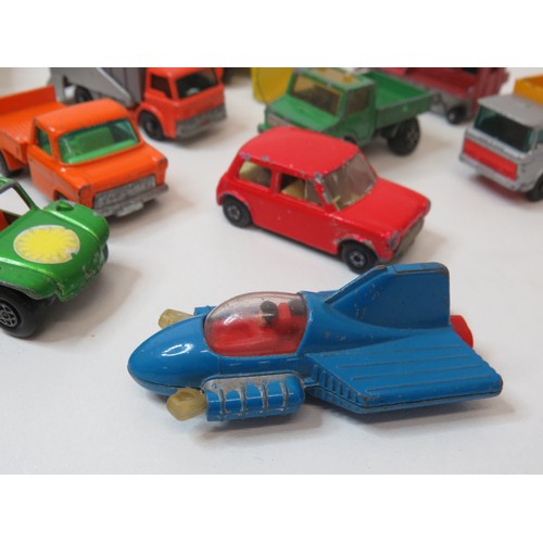 47 - Vintage playworn diecast includes Matchbox Lesney and Corgi.