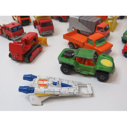 47 - Vintage playworn diecast includes Matchbox Lesney and Corgi.