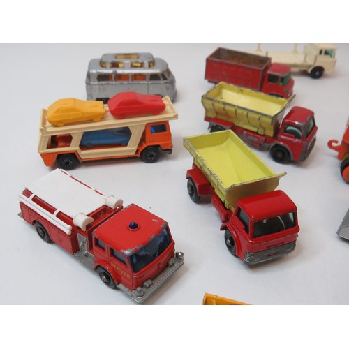 47 - Vintage playworn diecast includes Matchbox Lesney and Corgi.