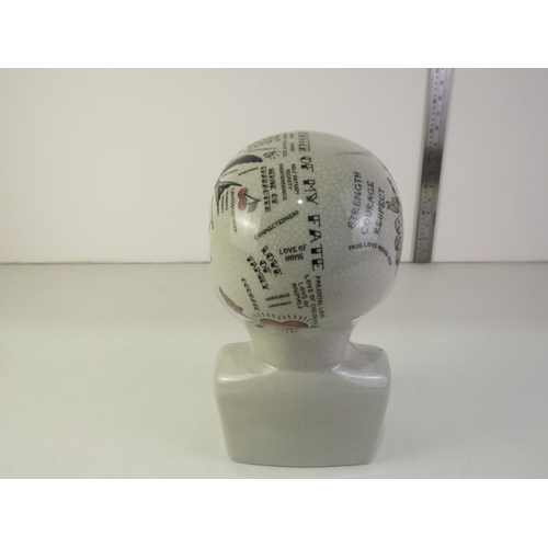 202 - Large Phrenology head