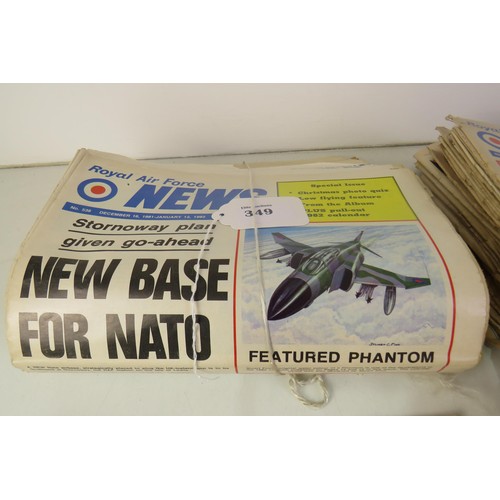 349 - Eighty-nine RAF newspapers