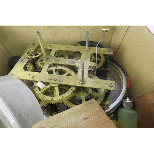 360 - Box of mixed clock parts