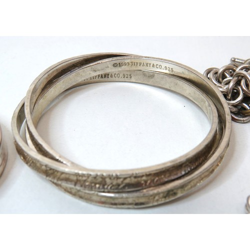 73 - Fashion Jewellery, bracelets, necklaces, bangles includes 925 silver.