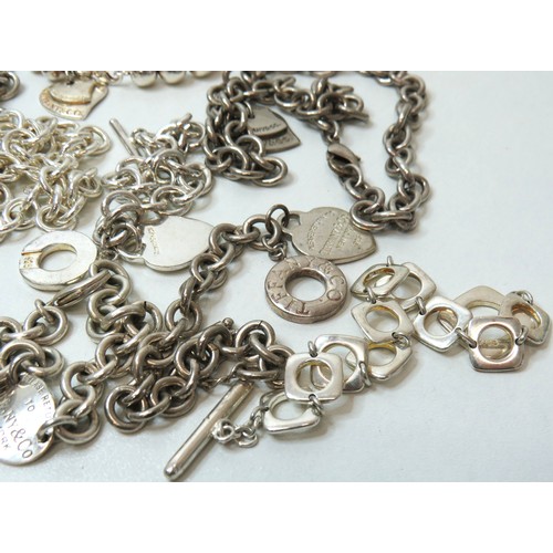 74 - Fashion Jewellery, bracelets, necklaces, bangles includes 925 silver.