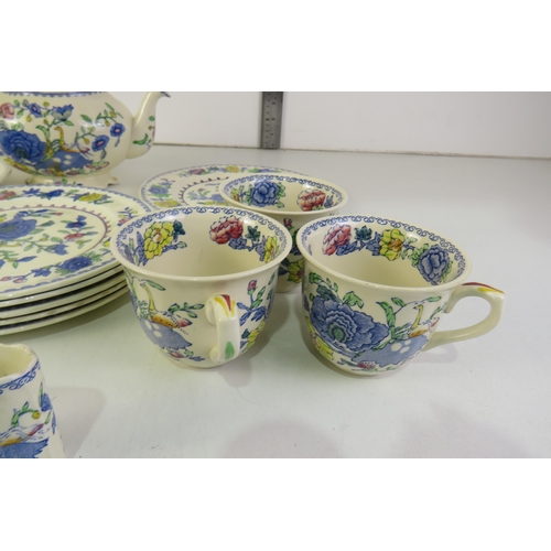 378 - Seventeen piece tea set masons regency