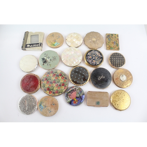 142 - Powder Compacts Vintage Assorted