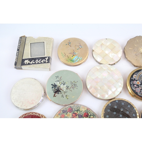 142 - Powder Compacts Vintage Assorted