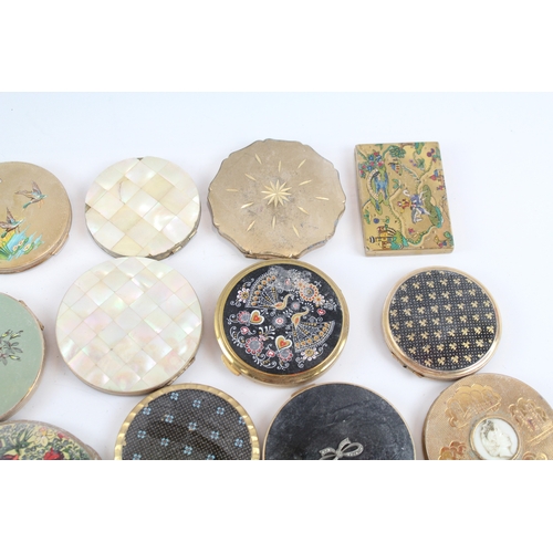 142 - Powder Compacts Vintage Assorted