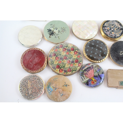 142 - Powder Compacts Vintage Assorted