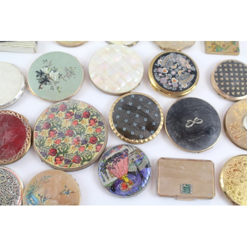 142 - Powder Compacts Vintage Assorted