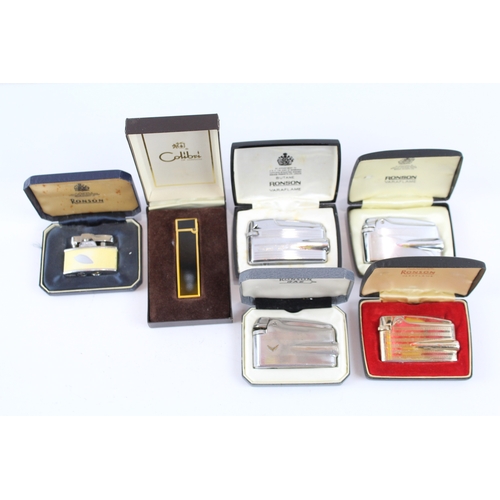 143 - Tobacciana Collectables Pocket Lighters  Inc Ronson, Boxed