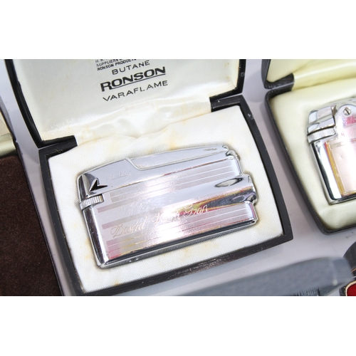 143 - Tobacciana Collectables Pocket Lighters  Inc Ronson, Boxed