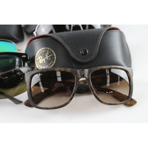 54 - Mixed Collection of Designer Rayban Sunglasses Inc Cased Etc x 5