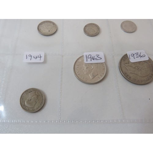 225 - Silver coins 1883, 1884, 1906, 1891, 1906, 1937, 1877, 1917, 1943, 1936, 1918 and 1886