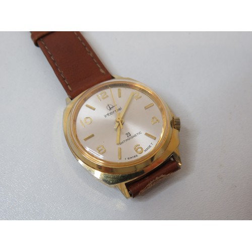 254 - Gents interpol vintage mechanic wristwatch