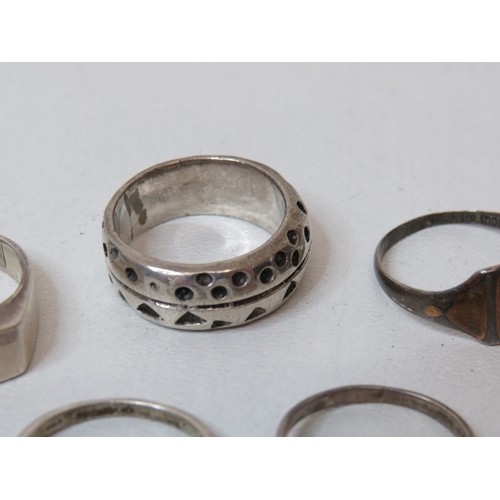 236 - Five silver rings