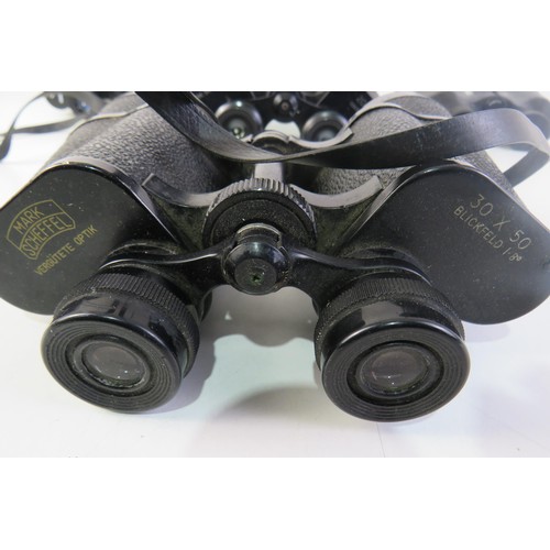 393 - Five pairs of binoculars